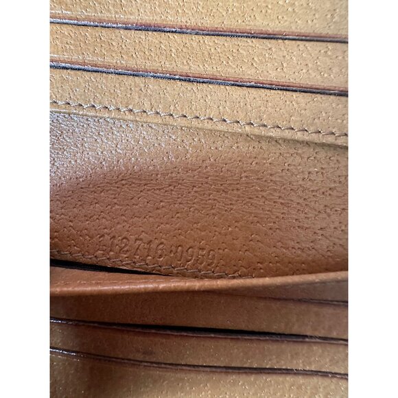 Gucci Pink GG Canvas &  Leather Short Bifold Wallet w Coin Purse - Picture 12 of 13